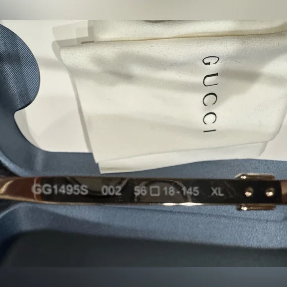 Gucci Gold Sunglasses - Picture 9 of 11
